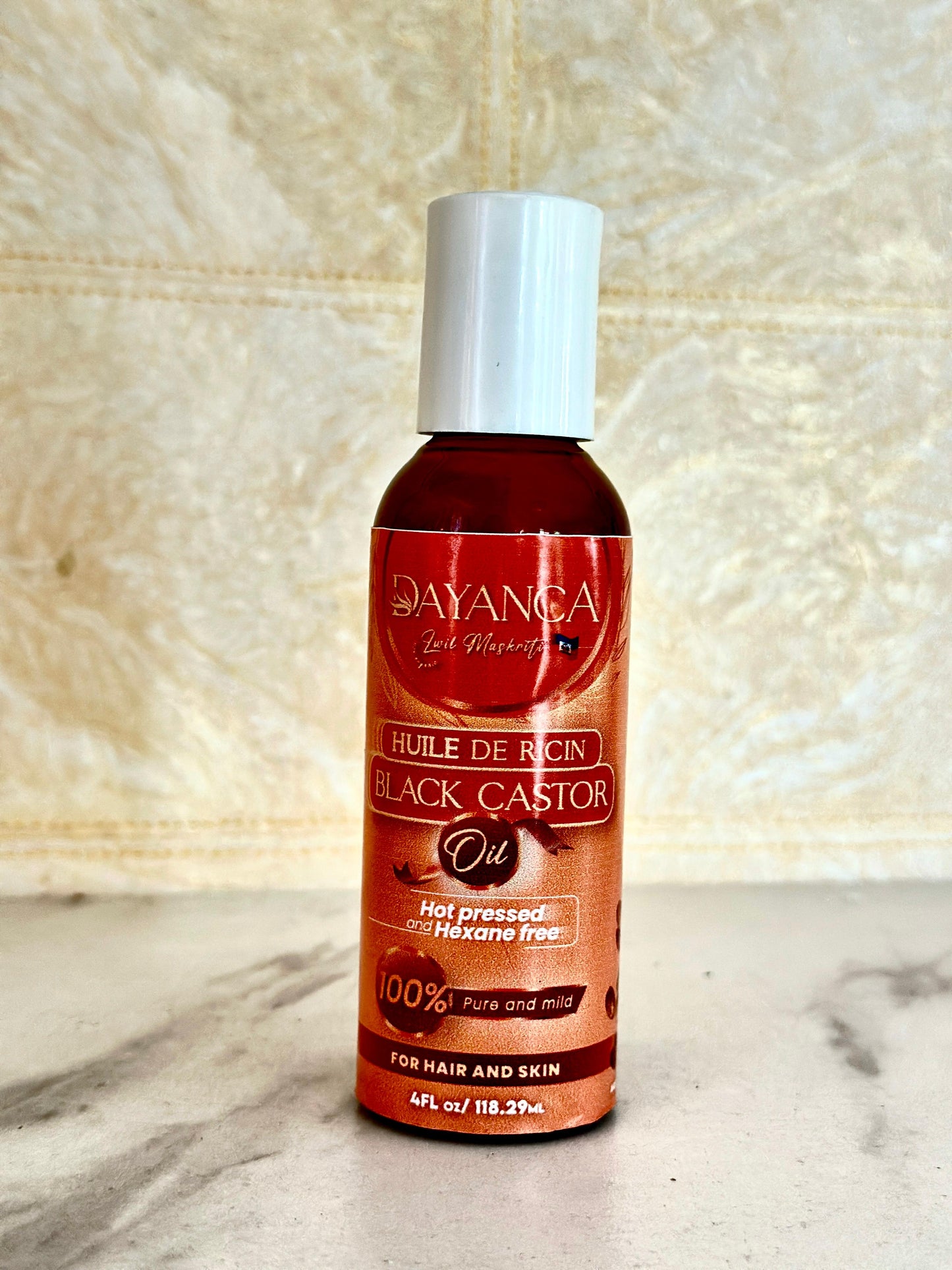 Huile Mascriti - 100% Naturel - Pour cheveux et autres - Gros bouteille 8FL oz