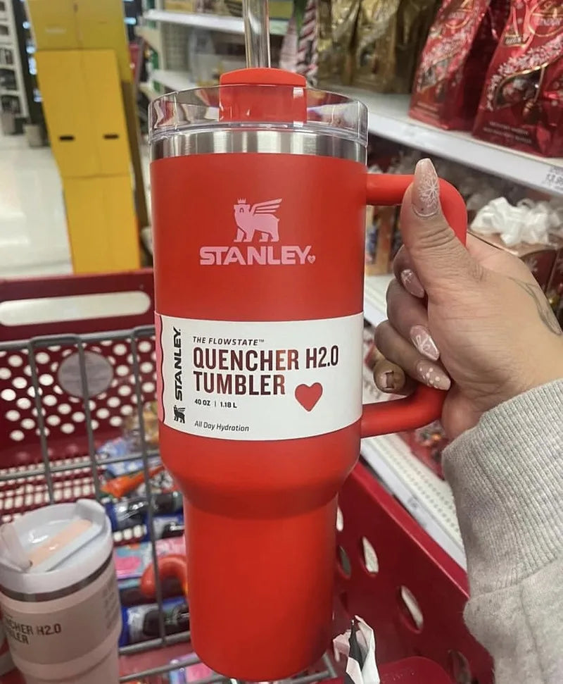 Stanley Quencher H2.0 Tumbler with Handle and Straw 40 oz