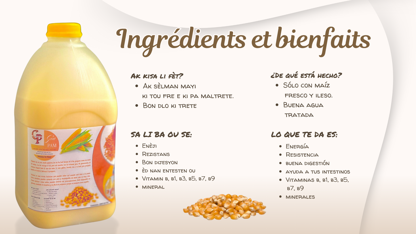 AKASAN 100% Naturel - Demi Galon - Sans mélange