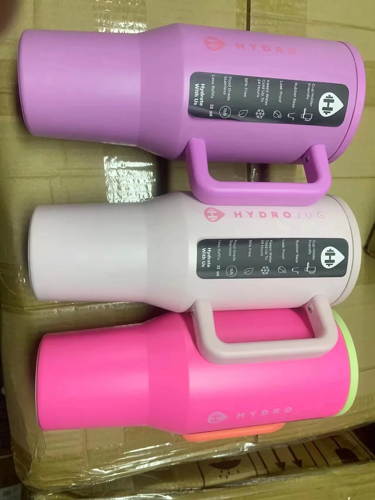 HydroJug Tumbler 32OZ/40OZ Traveler Straw Lid Stainless Steel Vacuum Insulated