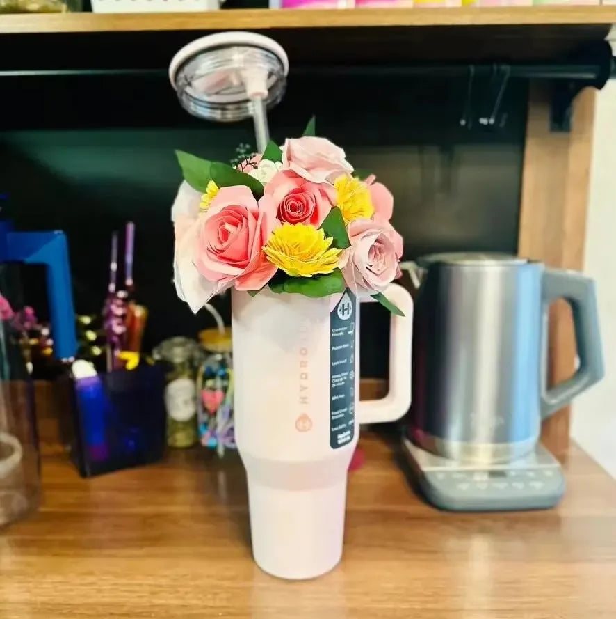 HydroJug Tumbler 32OZ/40OZ Traveler Straw Lid Stainless Steel Vacuum Insulated