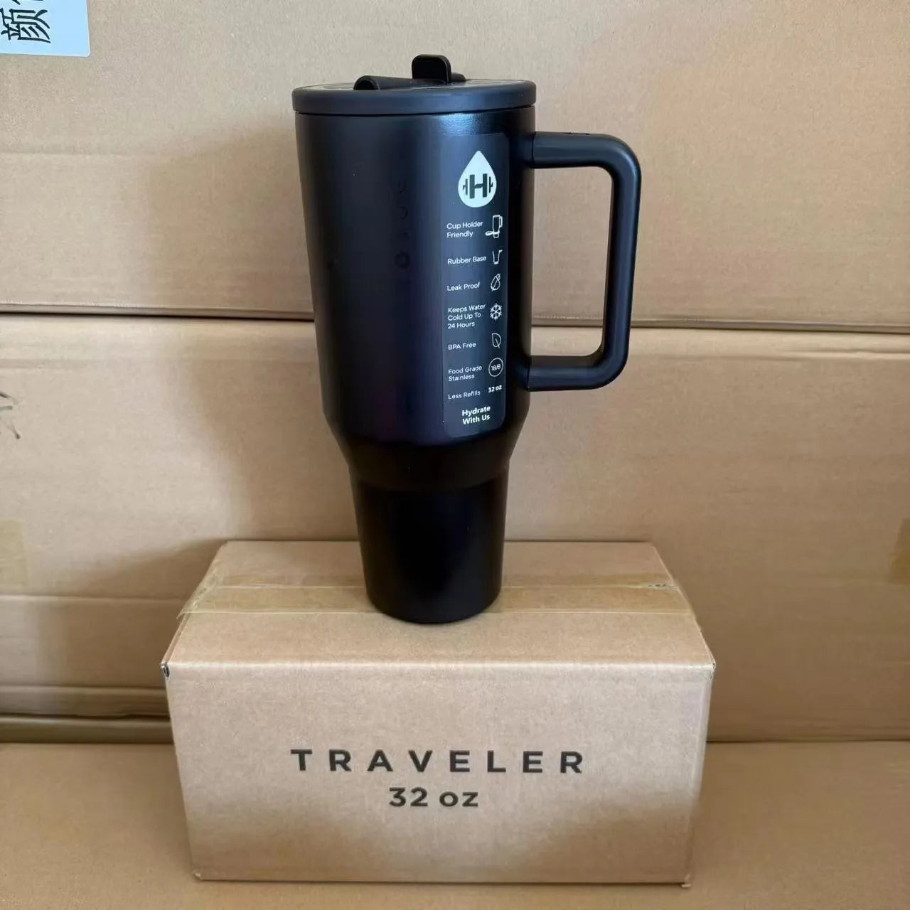 HydroJug Tumbler 32OZ/40OZ Traveler Straw Lid Stainless Steel Vacuum Insulated