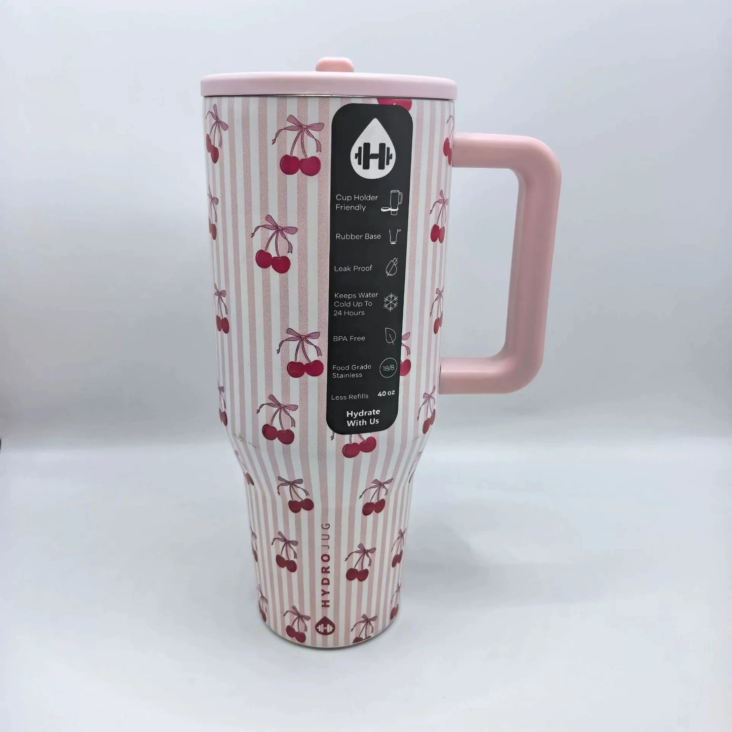 HydroJug Tumbler 32OZ/40OZ Traveler Straw Lid Stainless Steel Vacuum Insulated