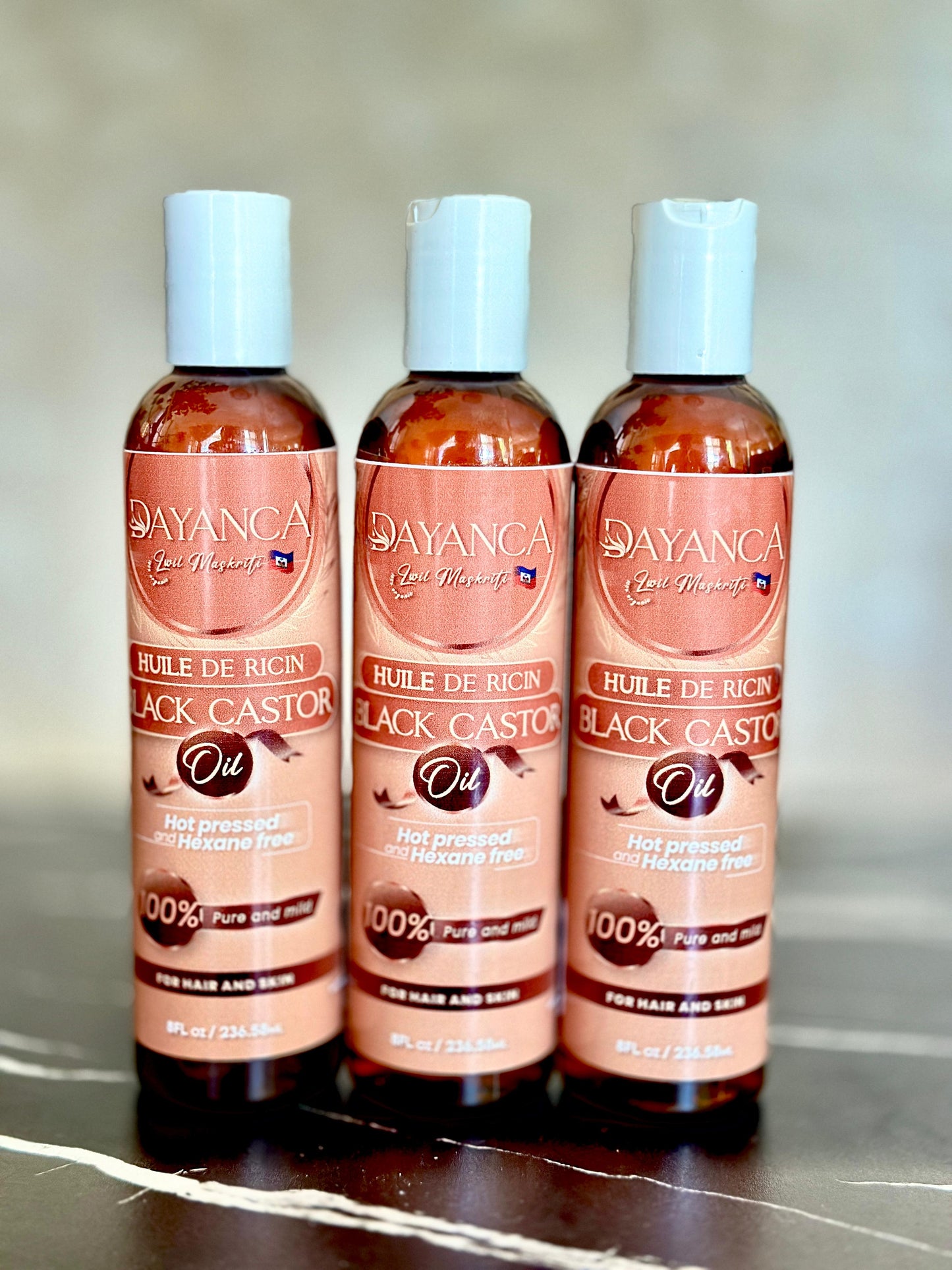 Huile Mascriti - 100% Naturel - Pour cheveux et autres - Gros bouteille 8FL oz