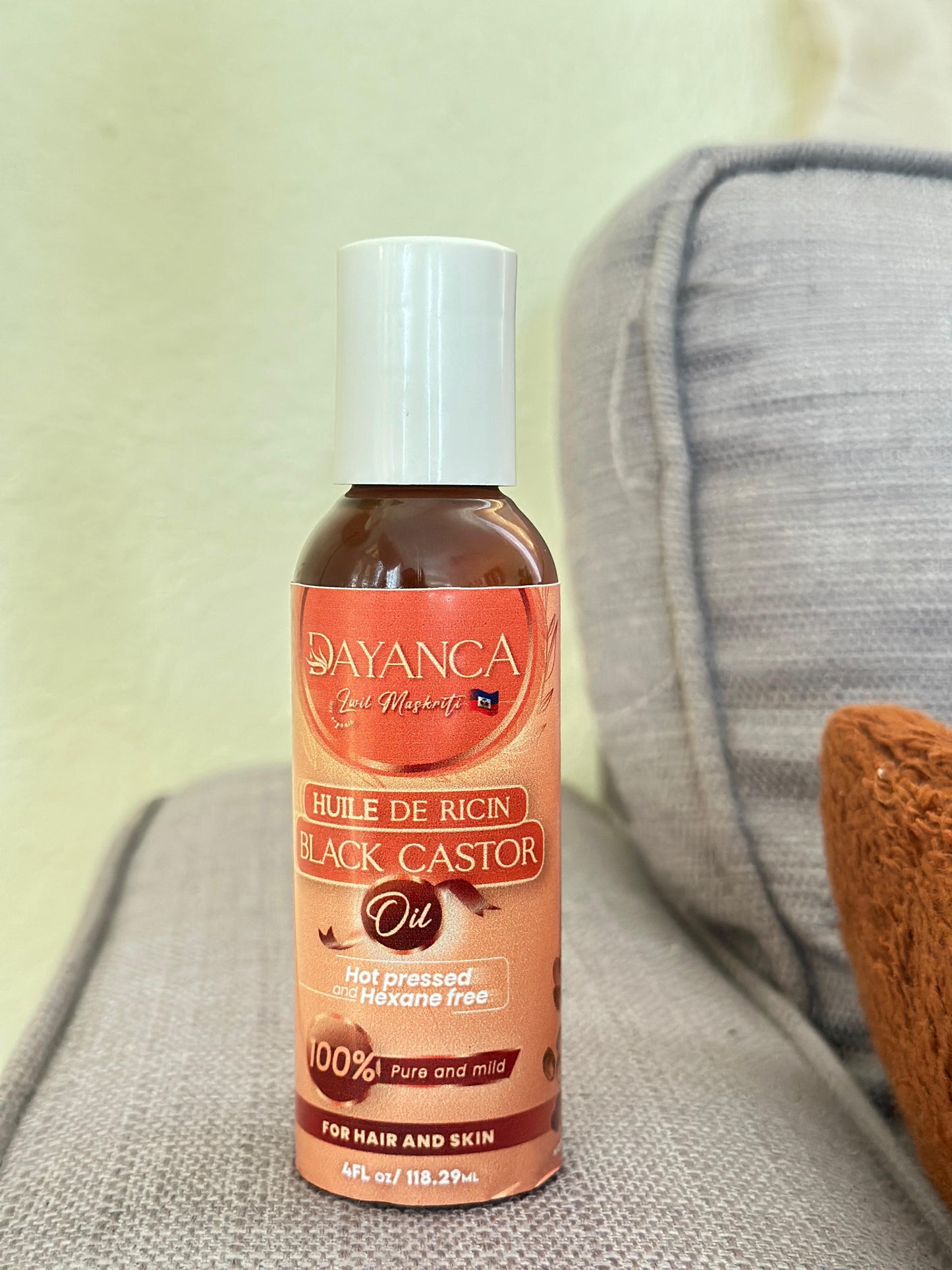 Huile Mascriti - 100% Naturel - Pour cheveux et autres - Gros bouteille 8FL oz