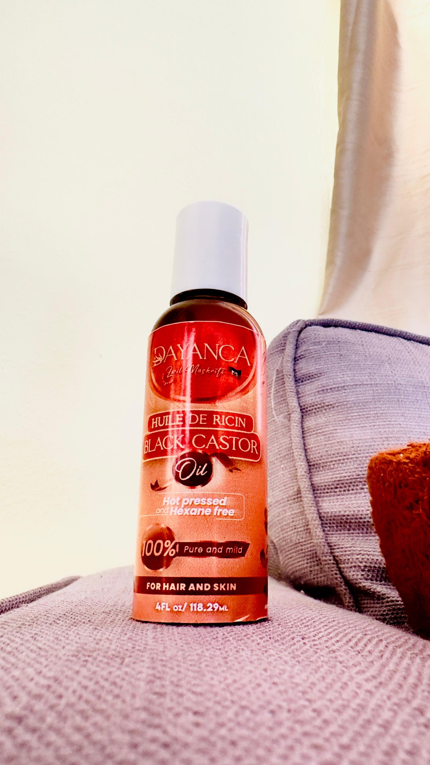 Huile Mascriti - 100% Naturel - Pour cheveux et autres - Gros bouteille 8FL oz